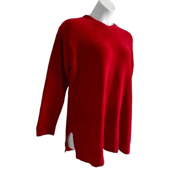 Express Tricot Red Acrylic Tunic Sweater Small - Picture 3 of 7